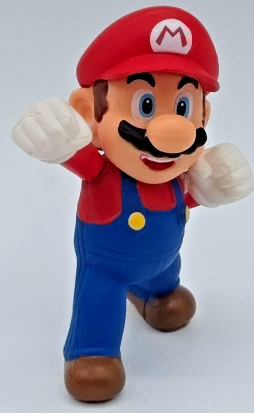 Jakks Nintendo Super Mario Bros Mario Mini Action Figure 2.5" Power Up (2019)
